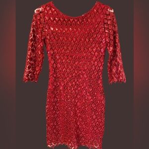 Chelsea & Violet Sequin MIDI Dress | Small